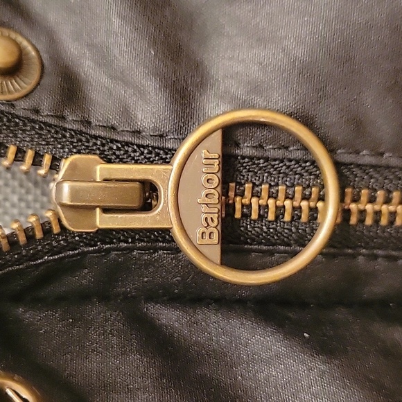 Barbour Leather and Waxed Motorcycle Jacket - Picture 8 of 11